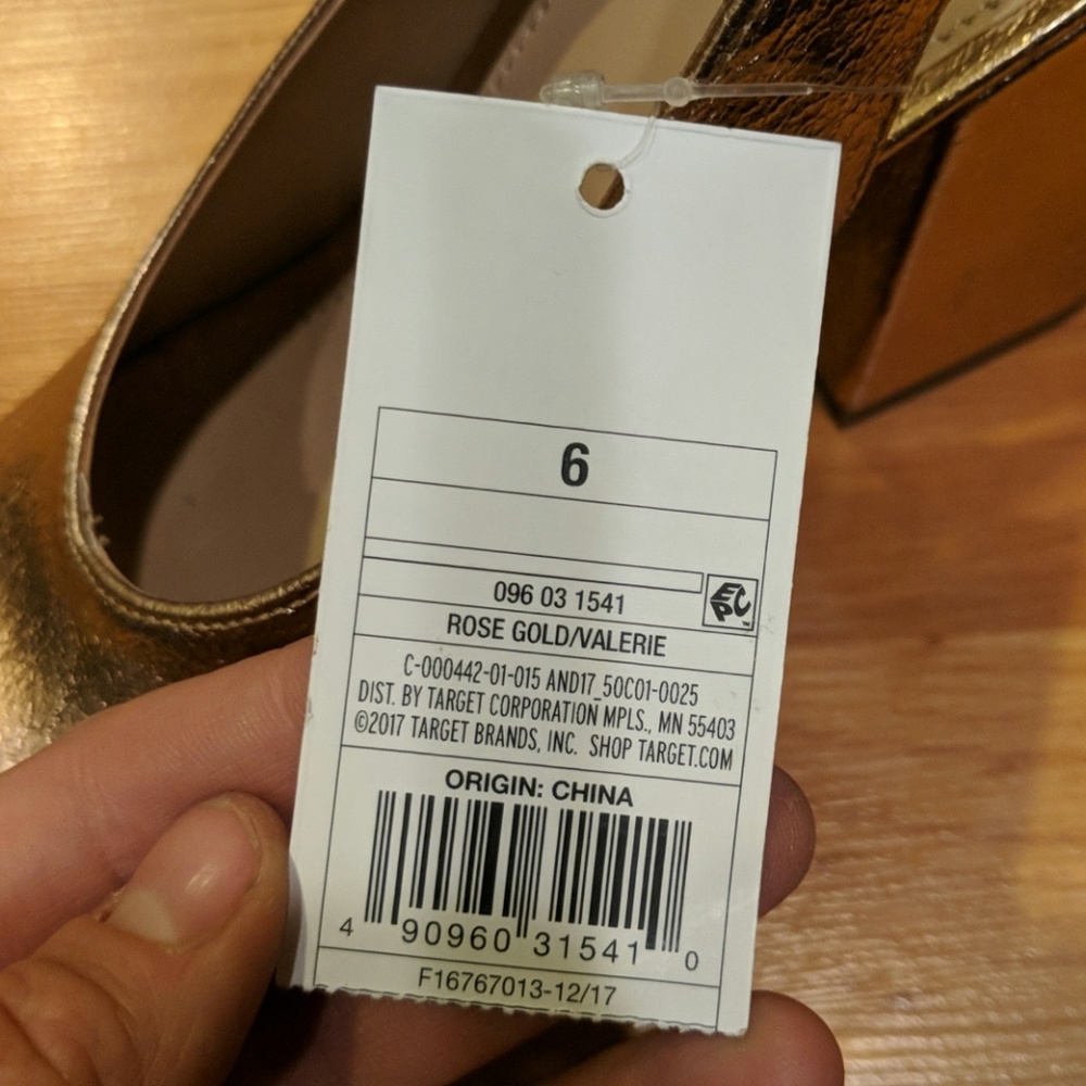NWT Rose Gold A New Day Valerie Heels - Picture 7 of 7
